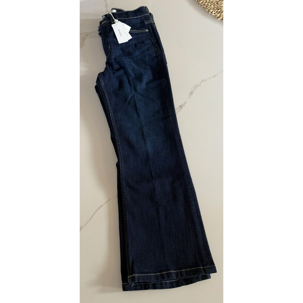 NWT SPANX Lycra FitSense Kick Flare Jeans - Size 10 Hayward Wash cropped